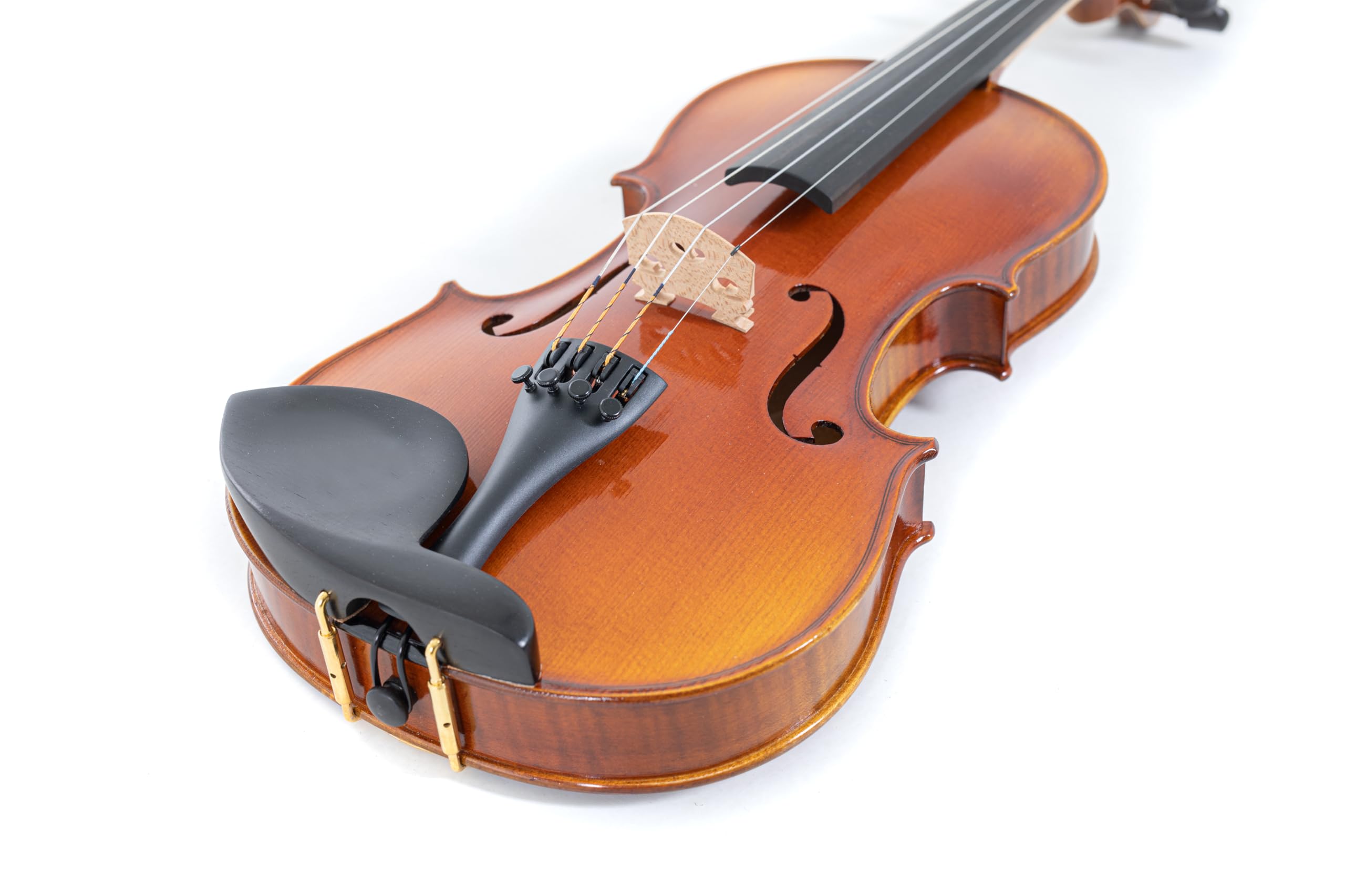 Violín GEWA, juego de violín serie Maestro 1 VL 3, 1/4 listo para tocar incl. estuche, arco de carbono y cuerdas Larsen Aurora