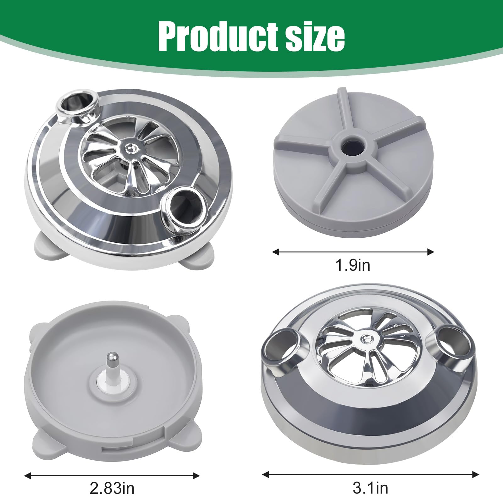 LURACO Jet Head Magnetic Replacement - Pedicure Chair Part -3 LURACO Jet Head Magnetic Replacement - Pedicure Chair Part -3