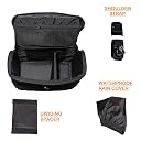 SIDRUM WF-18 DSLR/SLR Camera Shoulder Bag Case with Adjustable Shoulder Strap & Rain Cover, Compatible for Nikon, Canon, Sony Mirrorless Cameras - Waterproof - Breathable - Anti Shock (Orange-Black) gallery image