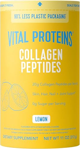 Vista 80 de Vital Proteins - Suplemento en polvo de péptidos de colágeno (tipo I, III) para la piel, cabello, uñas y articulaciones, sin lácteos ni gluten, 0.71