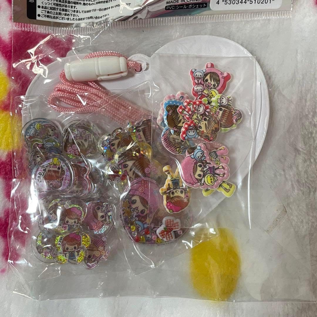 平成レトロ シール 女の子 ガール 平成女児 おはじきシール フレーク