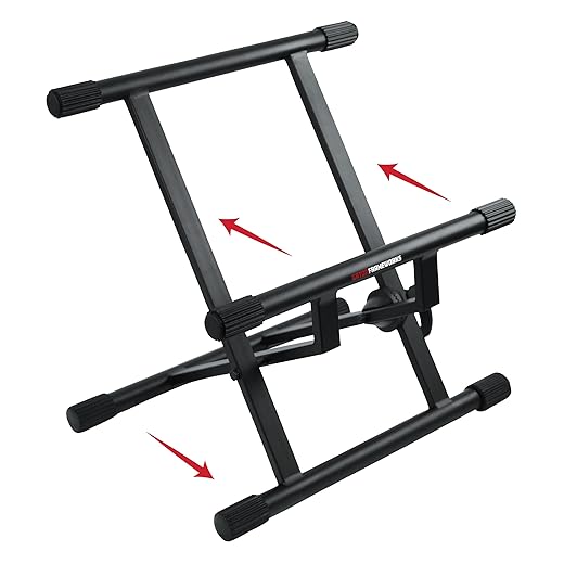 Gator Frameworks Adjustable Guitar Amp Stand, Fits Most Combo Amplifiers (GFW-GTR-AMP)