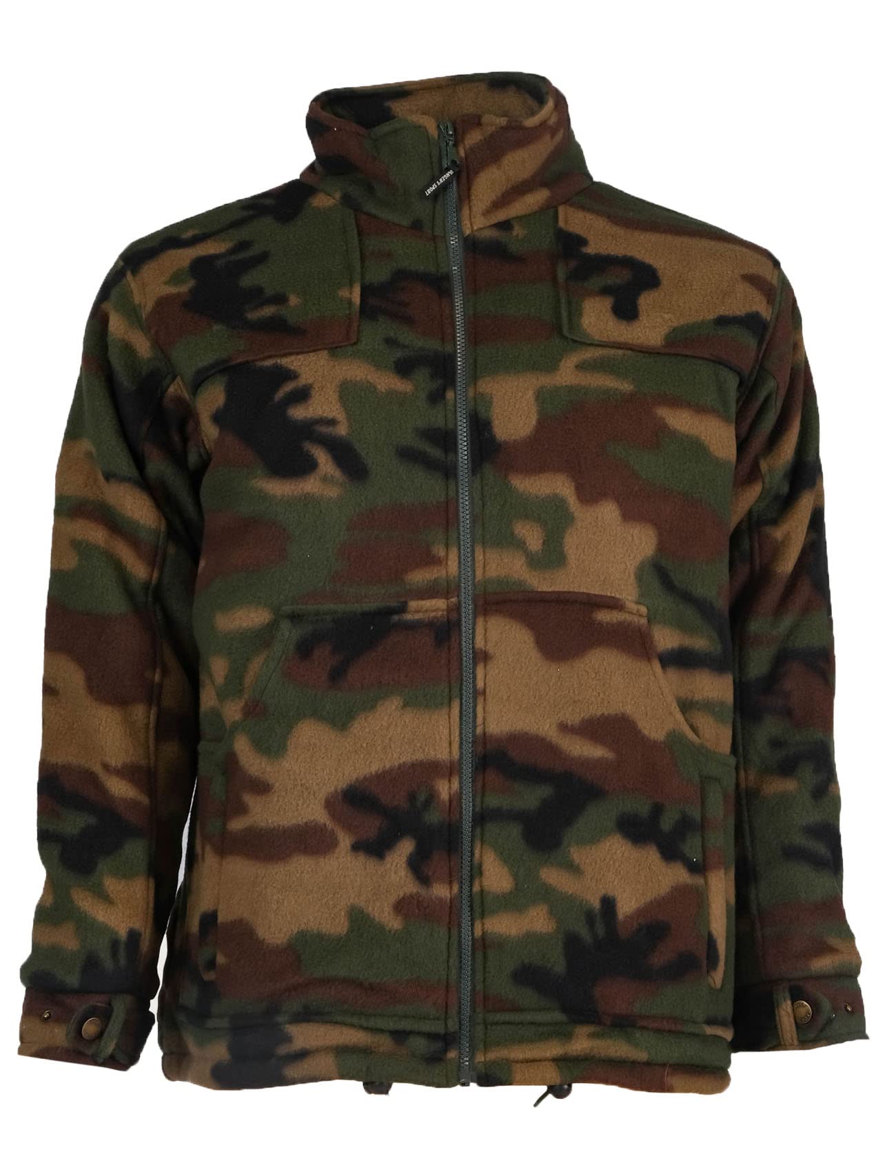 fratelliditalia.org Maglione Pile Zip Montagna Giacca Tasche Neve Caccia Cacciatore