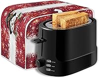 Vista 223 de Marbling Butterfly Print 2 Slice Toaster Dust Cover, Kitchen Small Appliance, Anti Dust and Fingerprint Bread Machine Cover