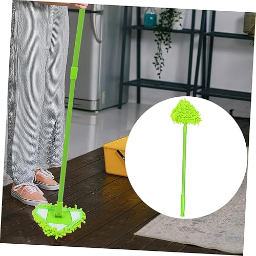 Miniatura 9 de Healifty Trapeador telescópico triangular para limpieza eficiente del hogar y del automóvil, para suelos duros y vidrio, fácil de usar y almacenar