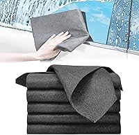 Vista 1 de Myhomepleasure - 5 paños de limpieza mágicos de microfibra, toallitas de limpieza, paño de limpieza mágico, paño de limpieza de ventanas (negro)