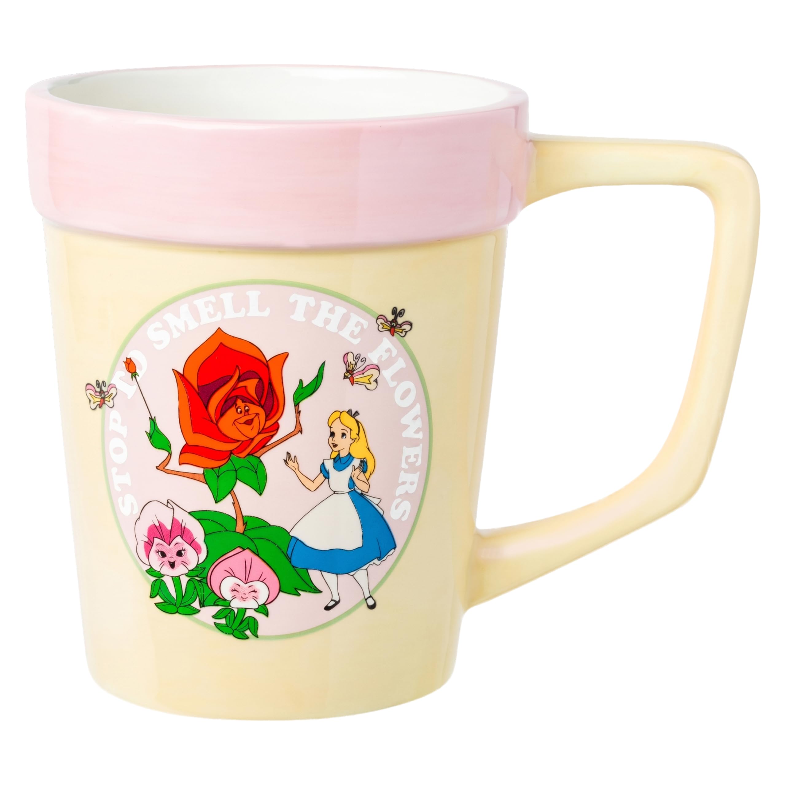 Silver Buffalo Disney Alice in Wonderland, 3D Sculpted Mug, 20oz