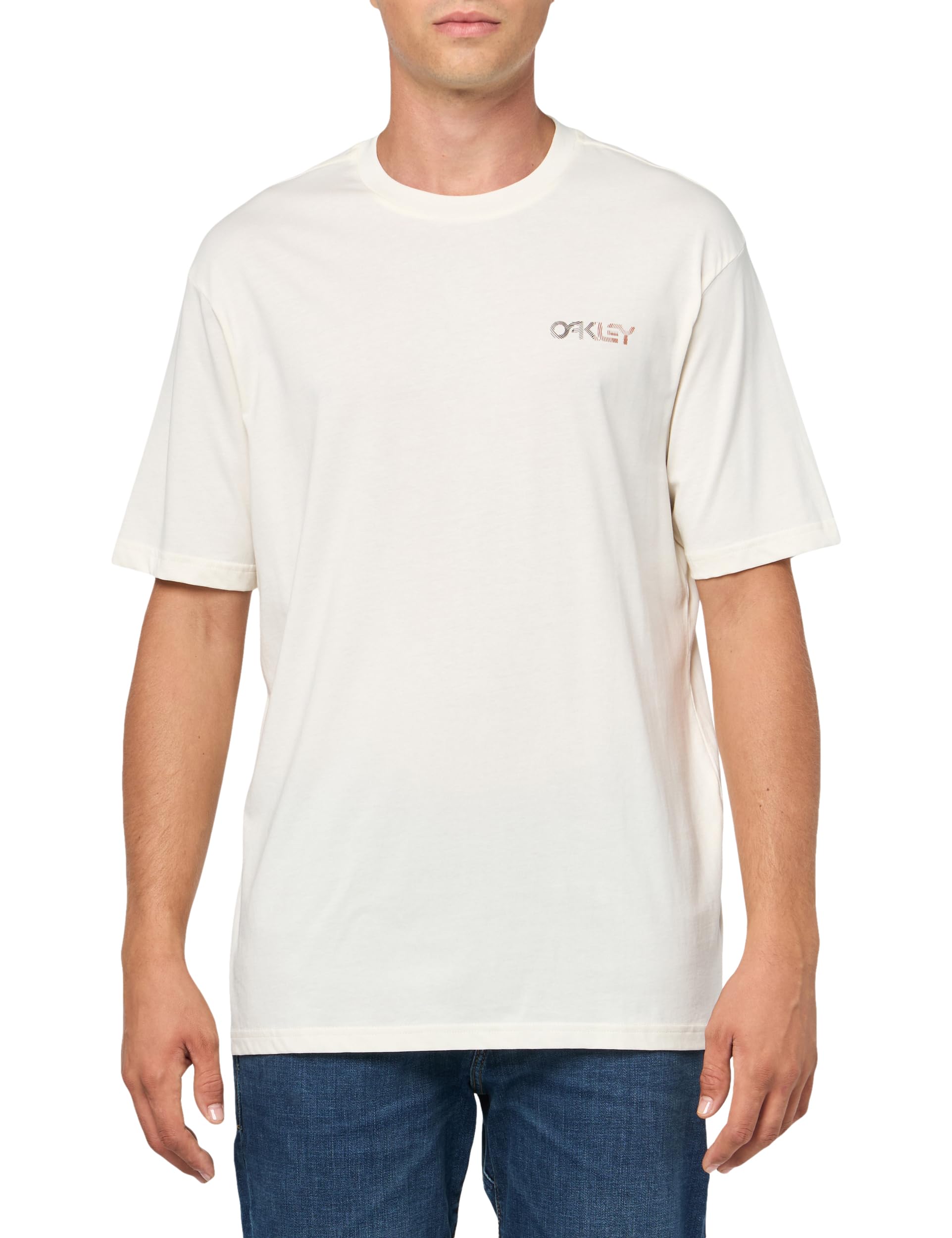 Oakley Men's Fingerprint B1b Tee, Arctic White, Large