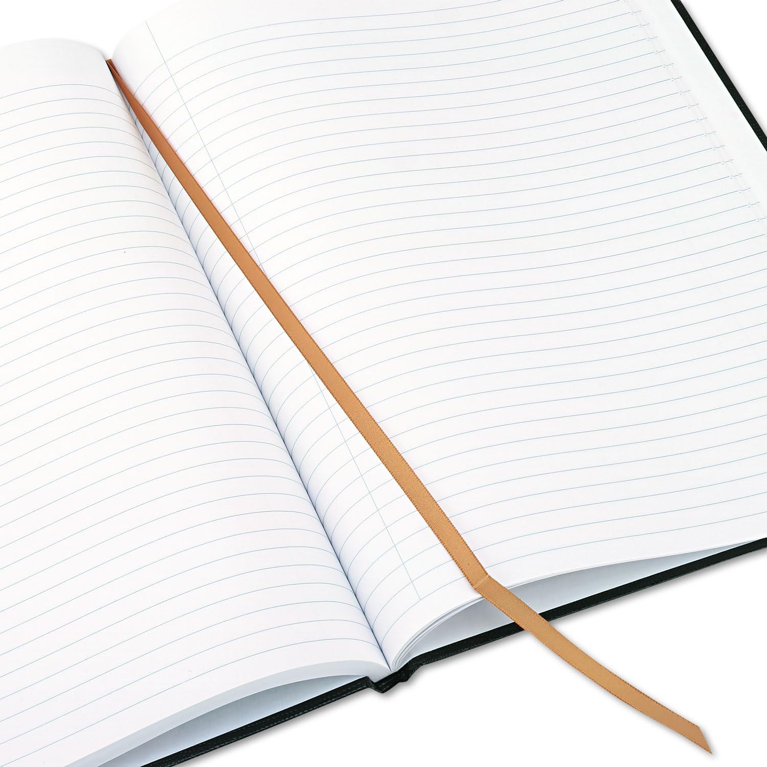Blueline A1081 Large Executive Notebook w/Cover 10 3/4 x 8 1/2 Letter Black Cover 75 Sheets