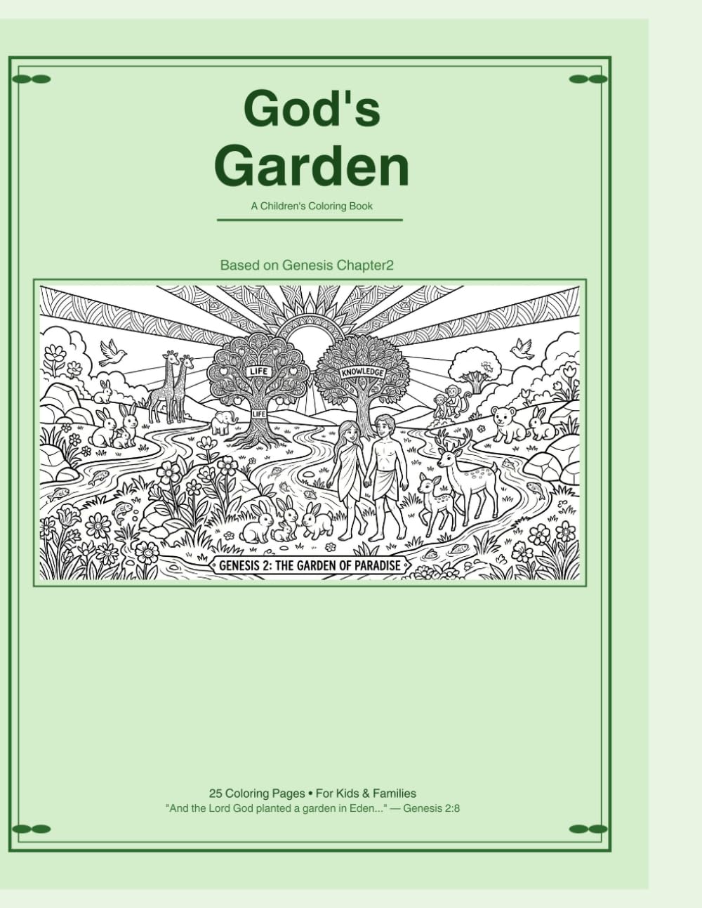 Garden of Eden Adventurous Coloring Book
