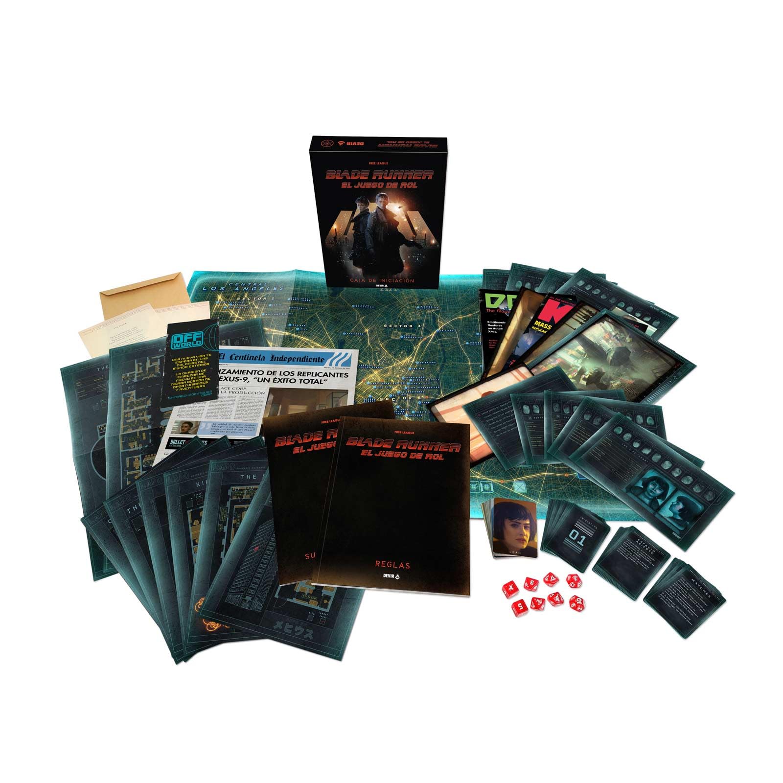 Devir BRCAIN Boîte de démarrage Blade Runner, Jeu de rôle, rôle Complet, rôle en Espagnol