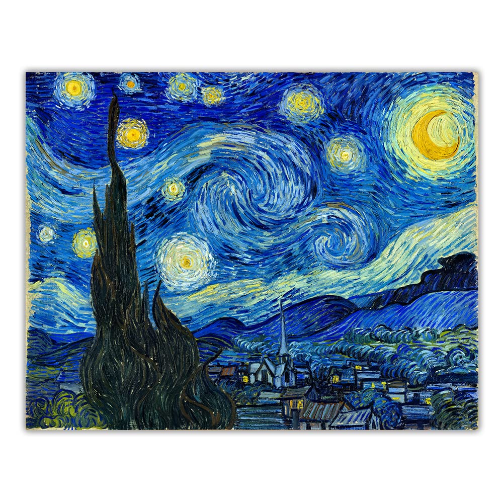 *☆星月夜☆* Amazon.co.jp: 大人のための数字によるペイントキットゴッホ「星月夜