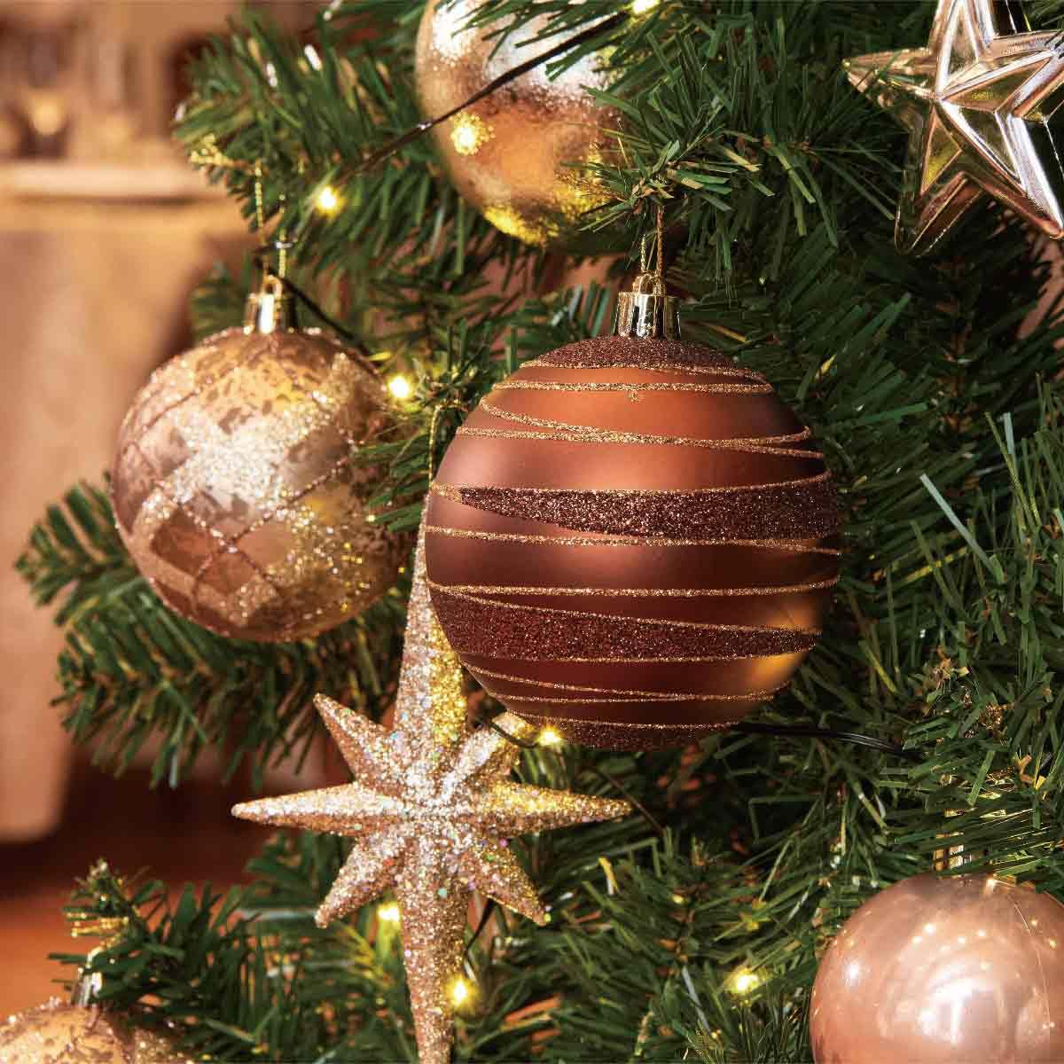 Amazon.co.jp: ポットライトクリスマスツリー コパーゴールド 高さ150