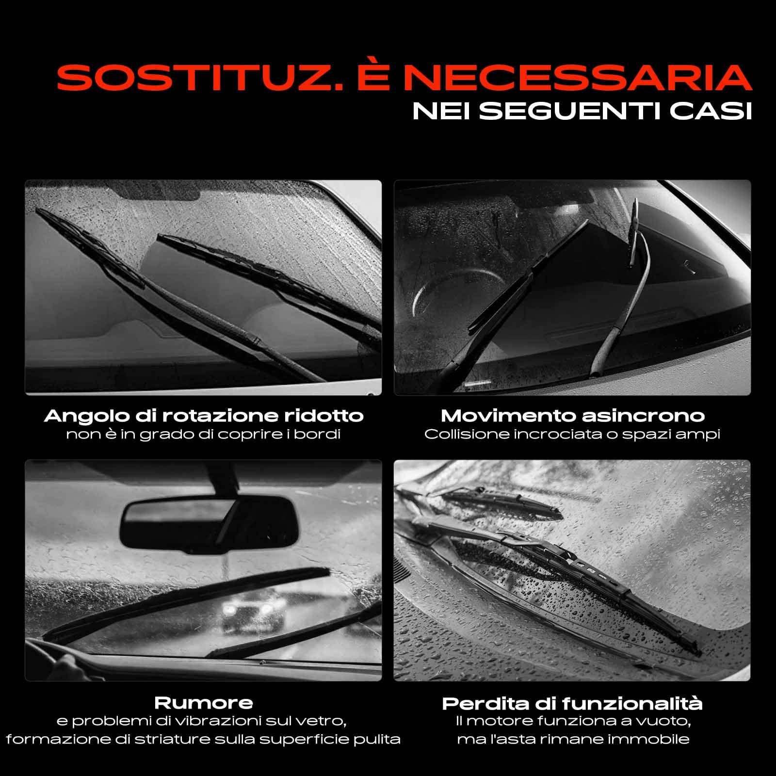 Frankberg Meccanismo tergicristallo con motorino anteriore 46804522 | Compatibile con: 169