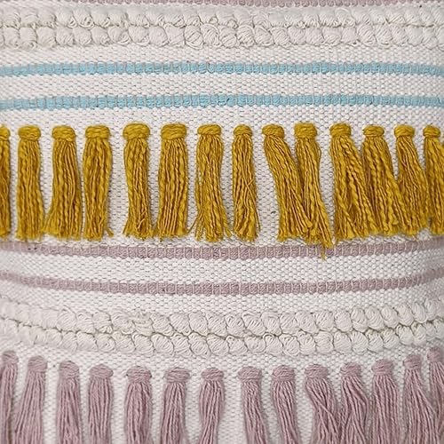 Miniatura 2 de Trade Star Funda de cojín bohemia 100% algodón, hecha a mano, hermosa funda de cojín de diseño indio de primera calidad, auténtica funda de almohada