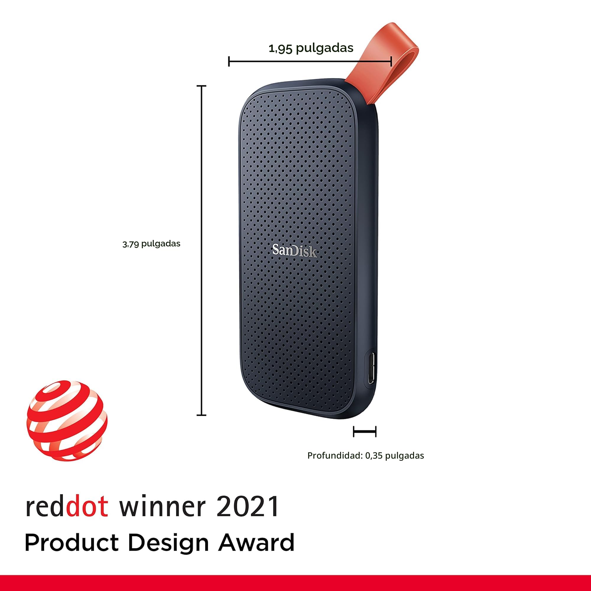Amazon.com: SanDisk 1TB SSD portátil - Hasta 800MB/s, USB-C, USB