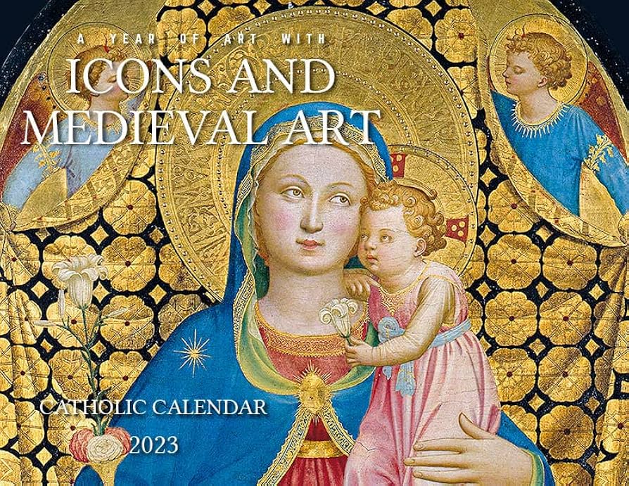 Amazon.com: Catholic Religious Liturgical Calendar 2023: Icons and Medieval  Art | Monthly 11