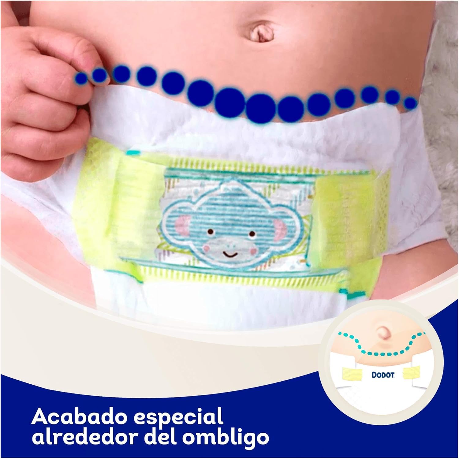 Dodot Sensitive Pañales Recién Nacido Talla 0 hasta 3 kg 192 uds – Máxima Protección de la Piel Sensible con Suave Capa Absorbente Ajuste Suave y Indicador de Humedad