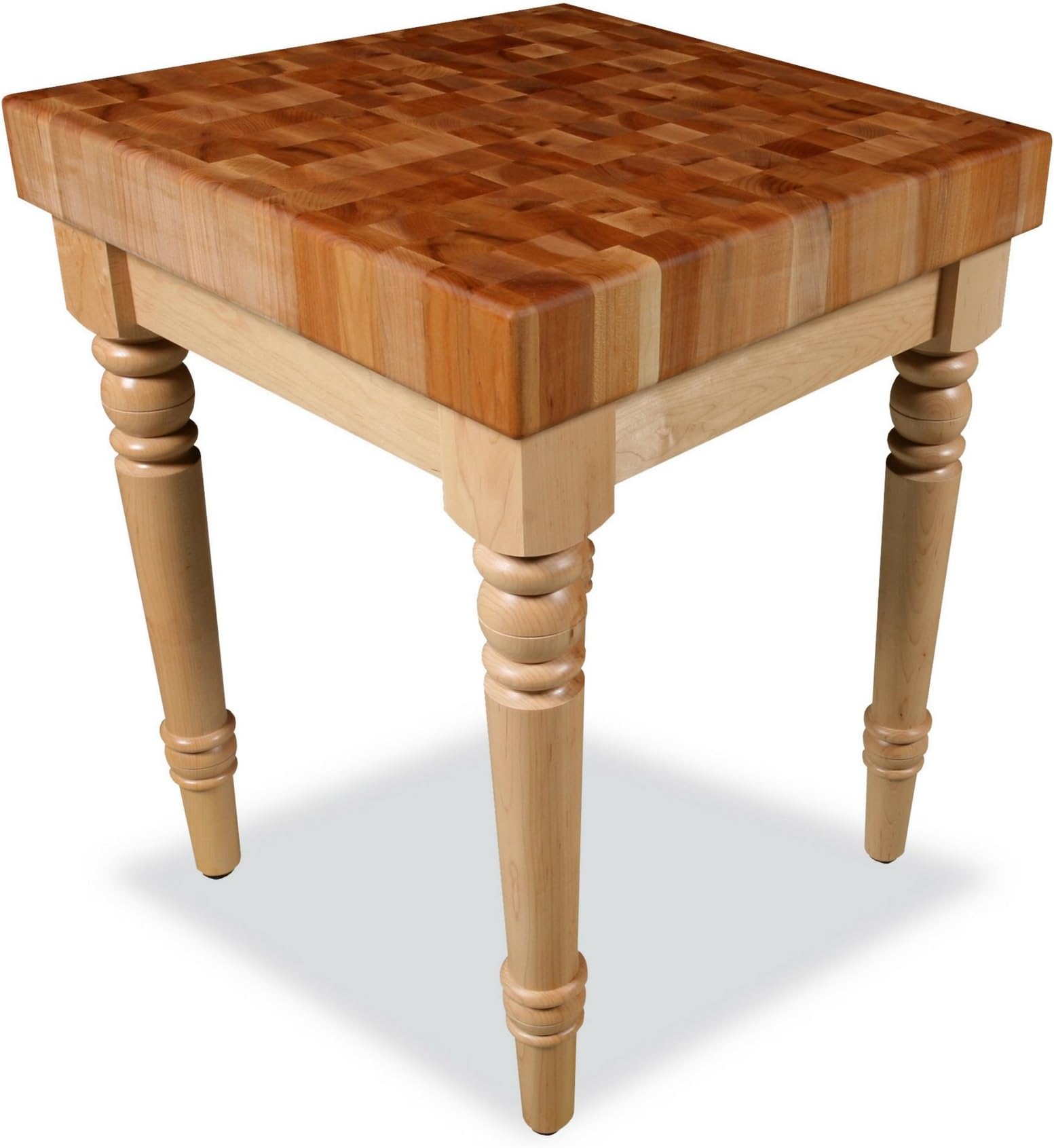 Country Farm Block Table - Maple
