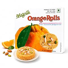 Heera Sweets Delight Foods Orange Son Rolls, 500 g (Set of 250 gm x 2 Packs)