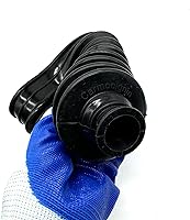 Vista 5 de Kit universal de arranque CV de eje pequeño, bota de polaina de junta de velocidad constante de silicona gruesa mejorada (negro)