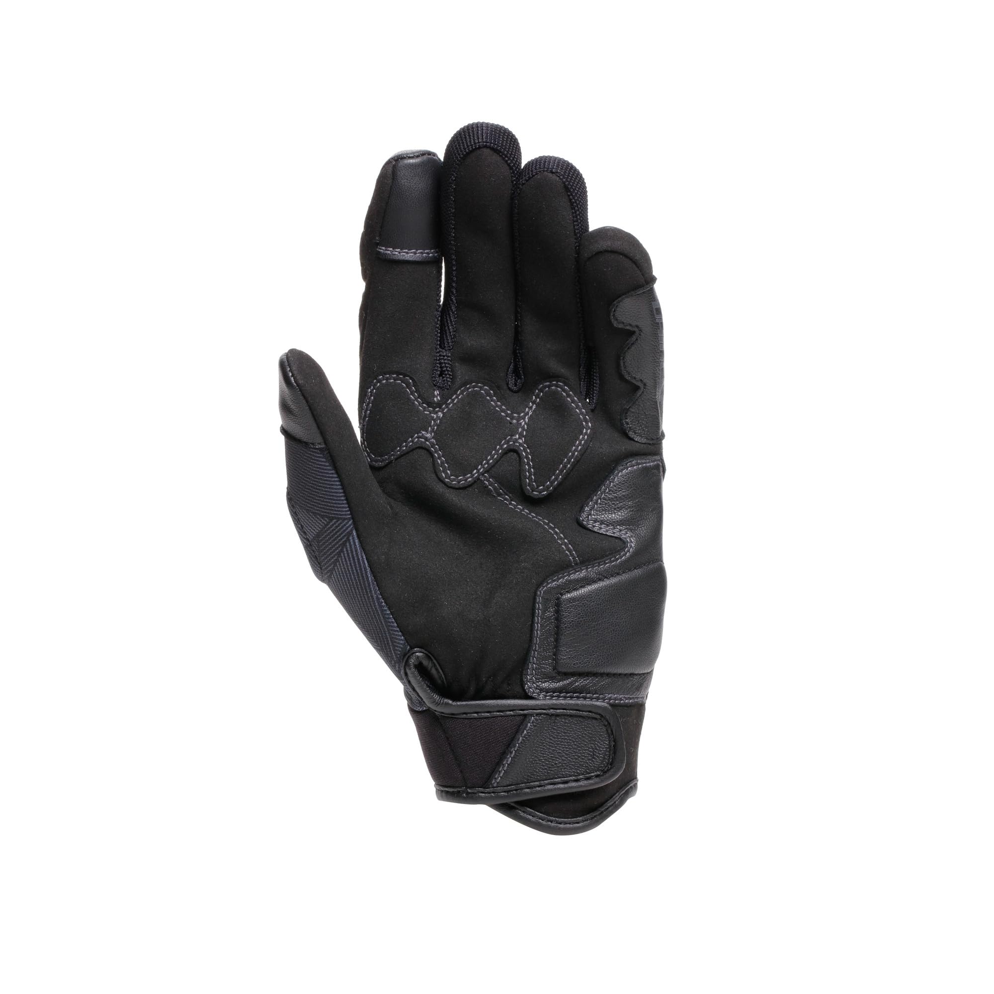 Dainese Herren Ermex Handschuhe Sommer-Motorradhandschuhe, atmungsaktiv, mit Mesh-Einsätzen, starre Knöchelprotektoren, Lederverstärkungen, Touchscreen