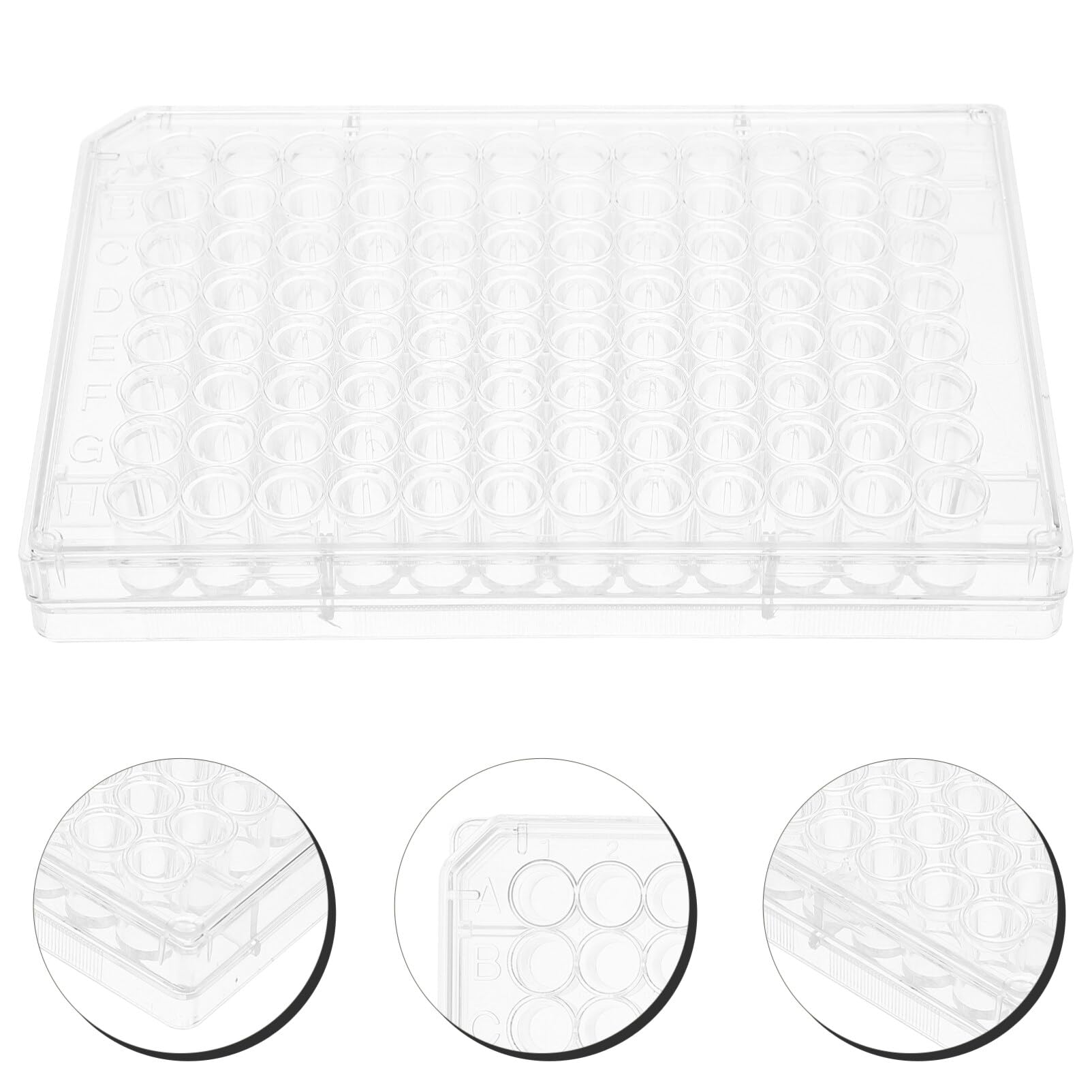 Healvian 2個 プラスチック 培養 プレート 96 ウェル 細胞　ラボ用 Amazon | Healvian 2個 プラスチック 培養 プレート 96 ウェル