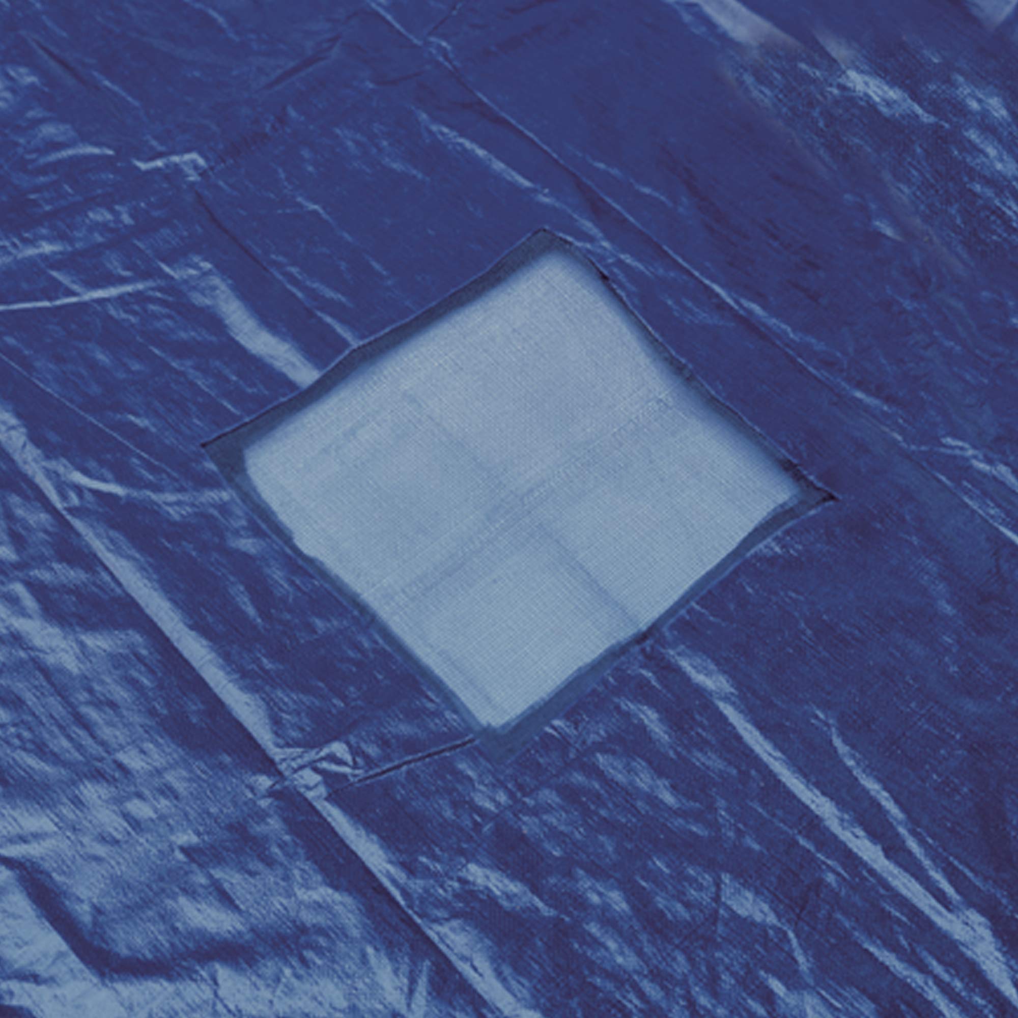 Ribimex Telone per Piscina Rettangolare 6x10 m in Polietilene con Trattamento Anti-UV, Rete di Scolo per Deflusso Acqua Piovana, Ideale per Proteggere Piscine Private da Agenti Esterni - PRBP14006X10
