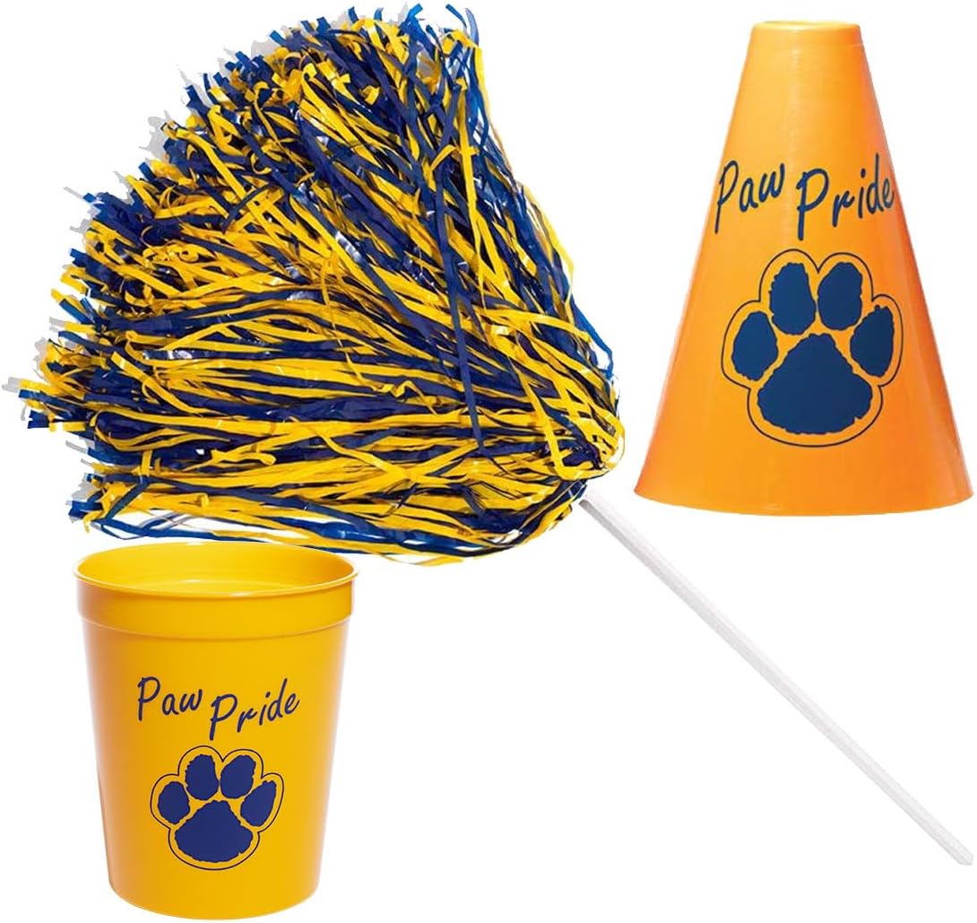 Anderson's Paw Pride Pom Poms, Megaphones, and Stadium Cup Sets, Sports, Fan Gear, Homecoming, Fundraisers