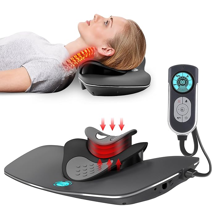 Buy Kinease Home Cervical Neck Traction Device Heat Electrotherapy Neck
