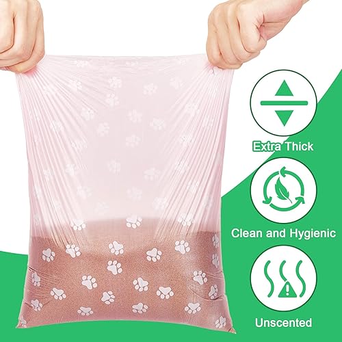 Miniatura 4 de Thenshop 3000 rollos de bolsas de plástico para excrementos de perro, 200 rollos, desechables, para perros, mascotas, excrementos, al aire libre,