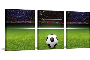 Modern Soccer Canvas Wall Art