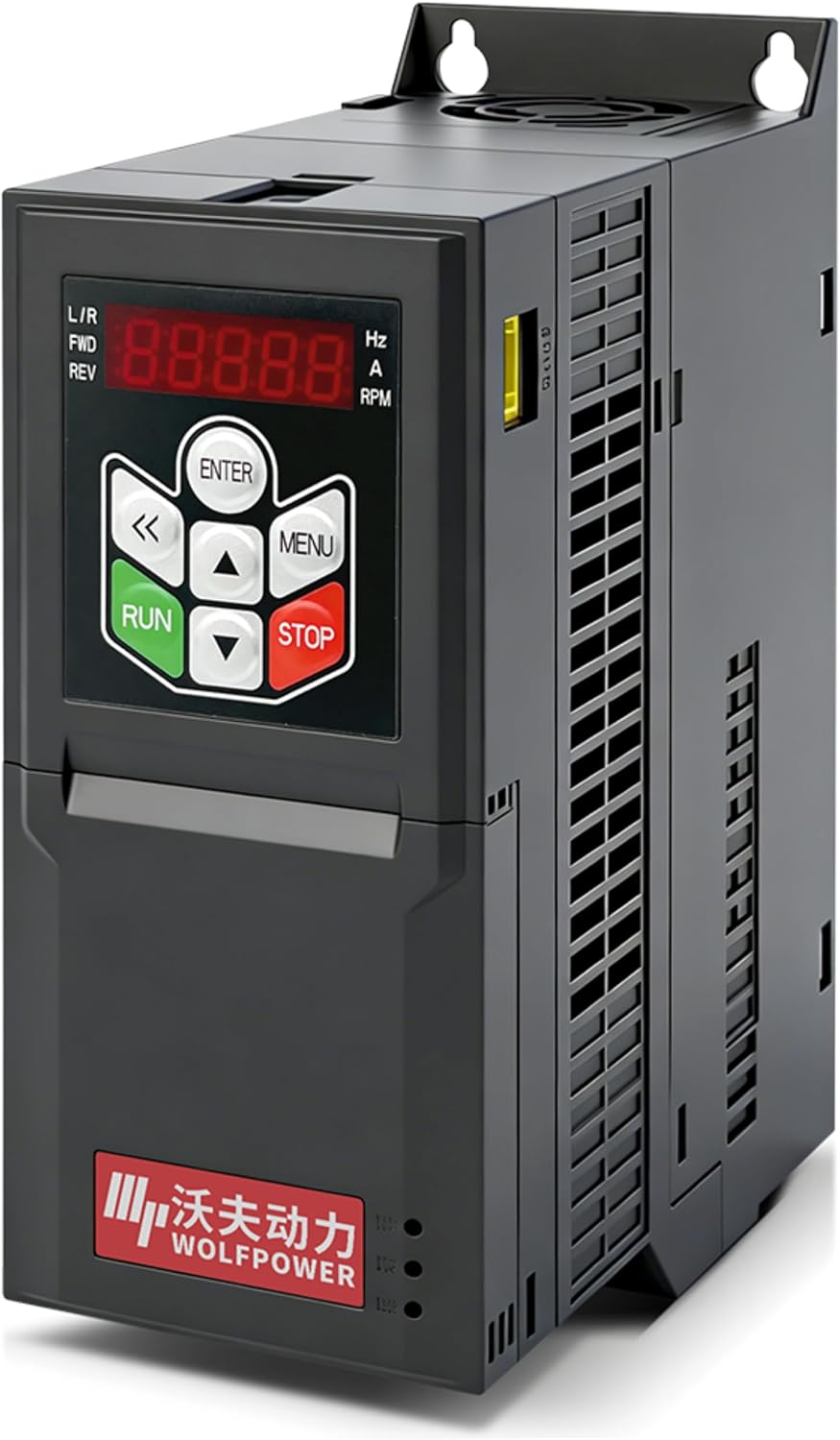 G60E VFD 0.4kW 1/2HP 2.5A Variable Frequency Drive 220V 1 Phase or 3 Phase Input 220V 3 Phase Output, AC Motor Speed Control Inverter for Spindle Motor CNC Speed Control
