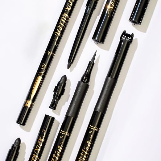 tarte sex kitten liquid liner – Liquid Eyeliner Pen with Castor Oil for Bold, Nourished Lashes, Waterproof, All-Day Wear, Easy to Apply, Vegan & Cruelty-Free, full size, black miniatura 8