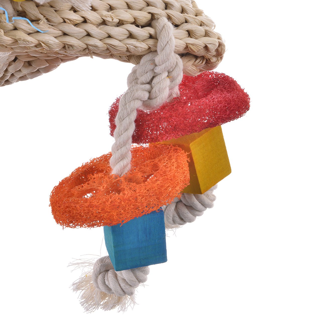 Wagner S® | Magico Cappello con Catena in Acciaio Inox di happybird (R) Pappagallo Giocattolo, Giocattolo per pappagalli