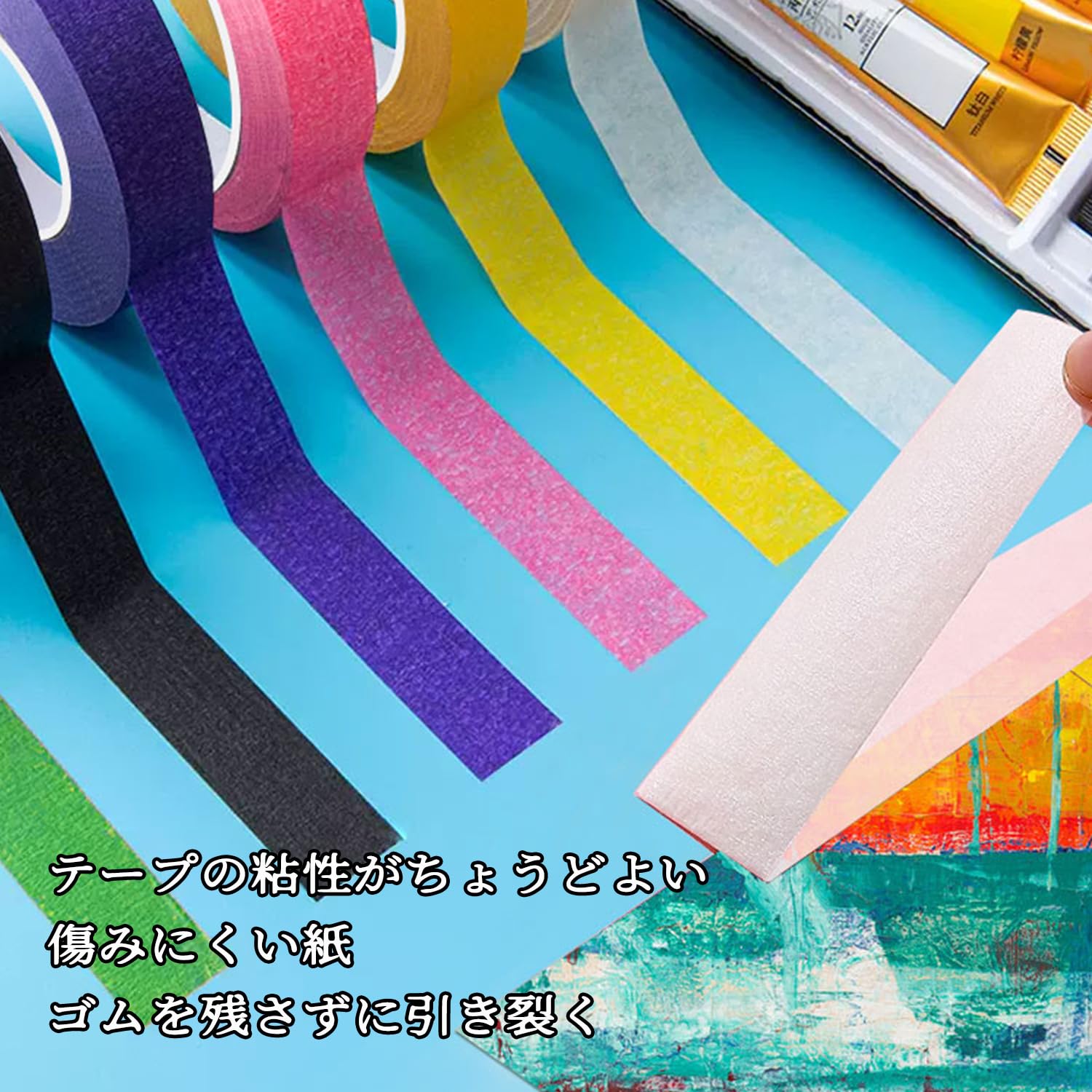 マスキングテープ 6個セット カラフル Amazon.co.jp: マスキングテープ 15MM X 13M 6色セットダクトテープ