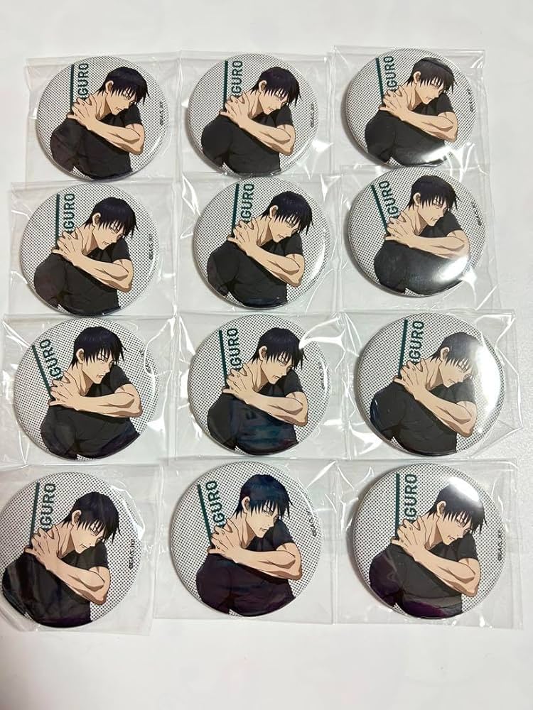 Amazon.co.jp: 呪術廻戦カフェ 懐玉・玉折 伏黒甚爾 缶バッジ12