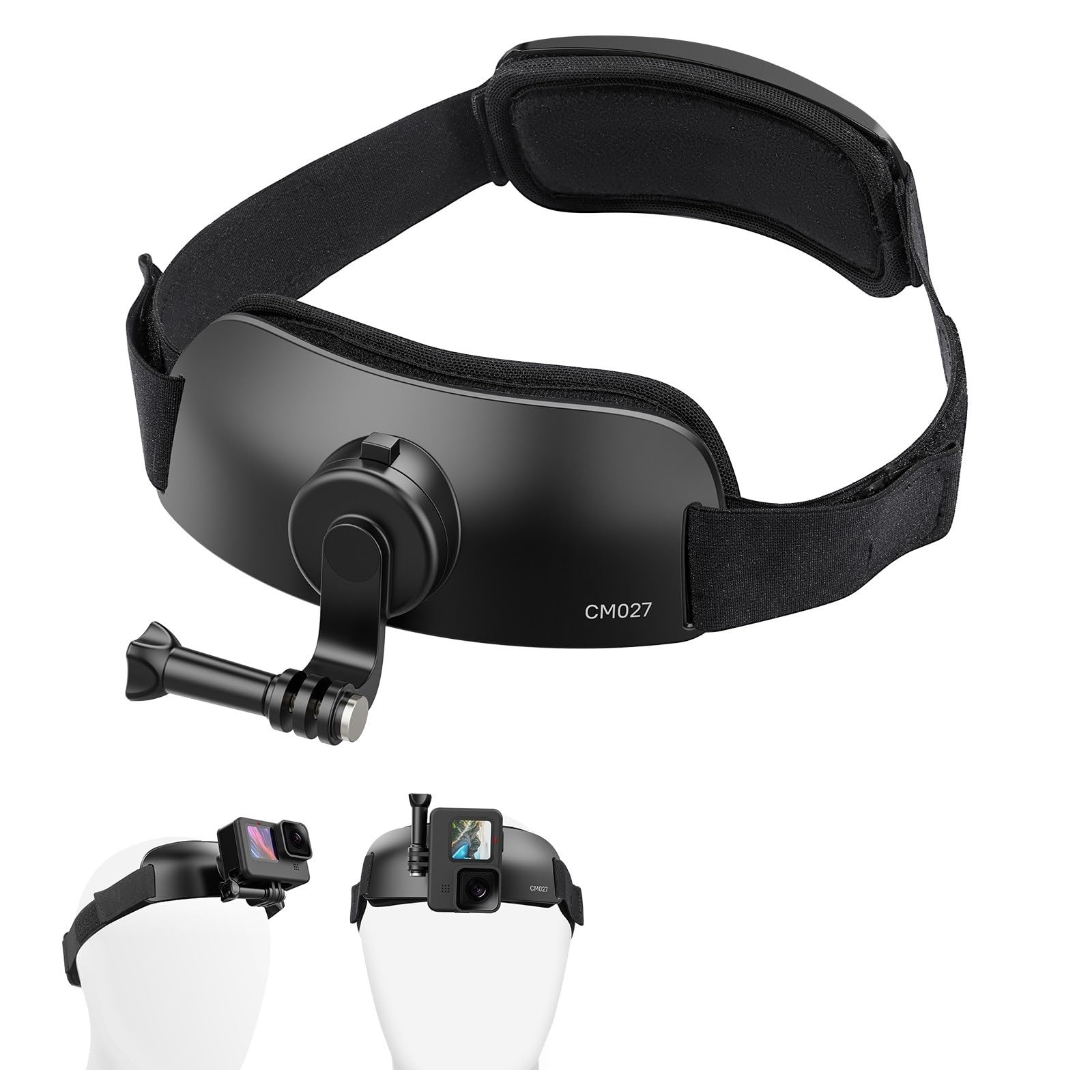 Amazon | [YILIWIT] Ulanzi ヘッドストラップ マウント 頭部固定ベルト