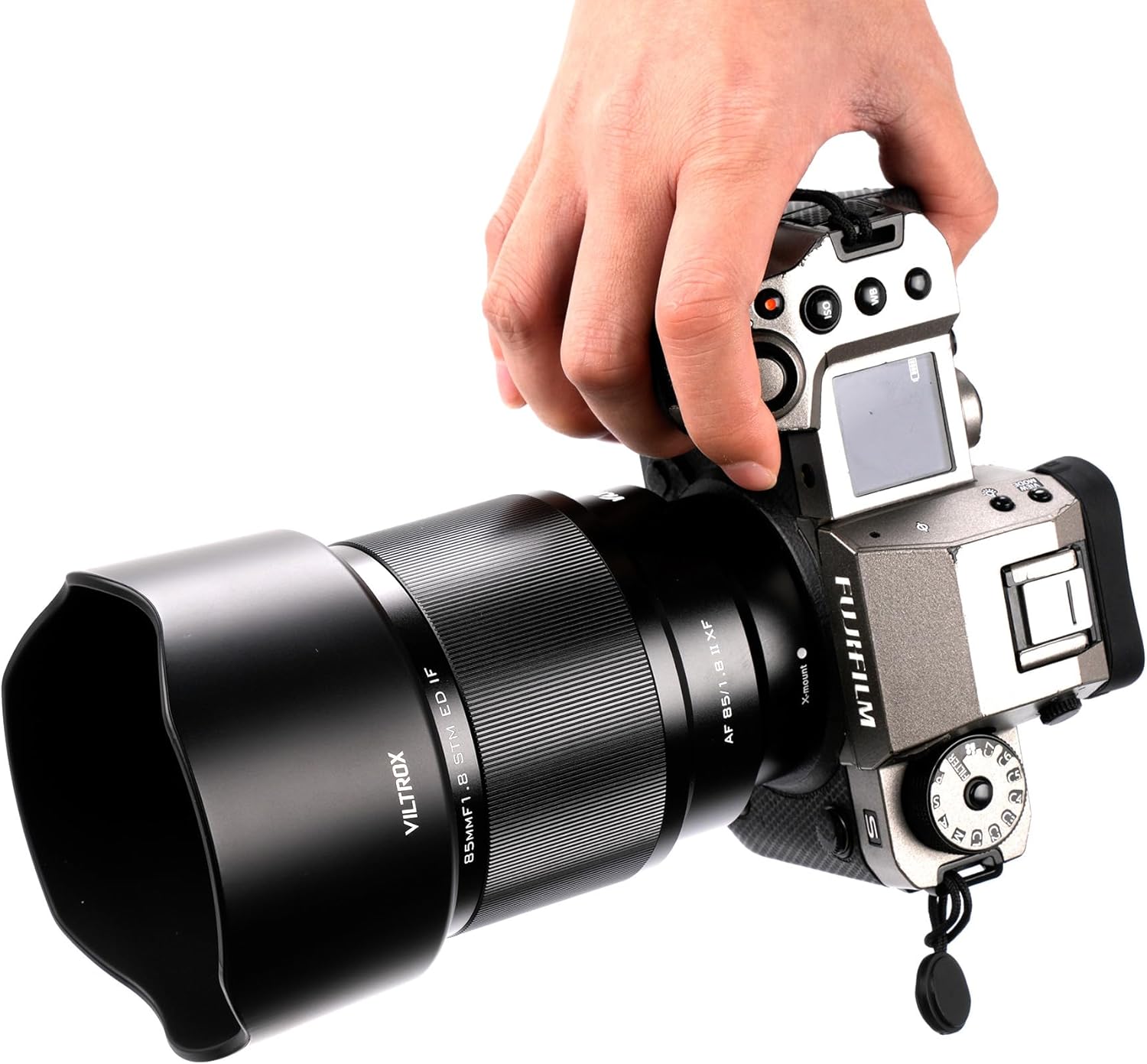 VILTROX 85mm f/1.8 F1.8 Mark II XF Lens for Fuji X Mount Auto Focus Portrait Prime Lens Compatible with Fujifilm X Mount Cameras X-T2 X-T3 X-T30 X-T20 X-T10 X-T100 X-PRO2 X-PRO3 X-A3 X-A5 X-A7