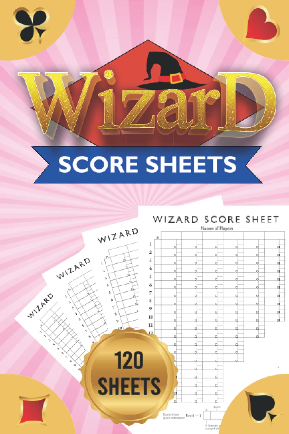 Buy Wizard Score Sheets Wizard Card Game Score Pads, Wizard Score