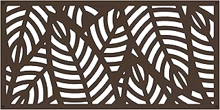 28 Media Wall Ideas To Create A Sleek Modern Focal Point 135 2'x4' Sanibel Decorative Screen, Umber