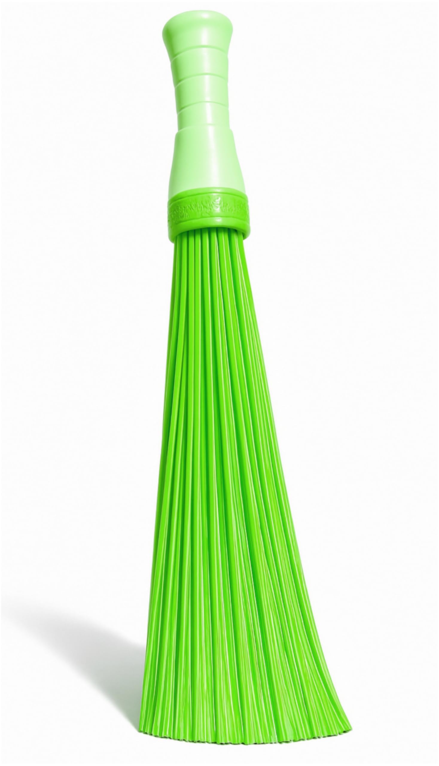 (Pack of 1) Smart Heavy-Duty Bathroom Cleaning Broom (Pack of 2) with Bottle Cleaning Brush | 22 Inch Plastic Kharata, 60 Hard Bristles | 300g Floor & Tile Cleaner for Wet & Dry Use