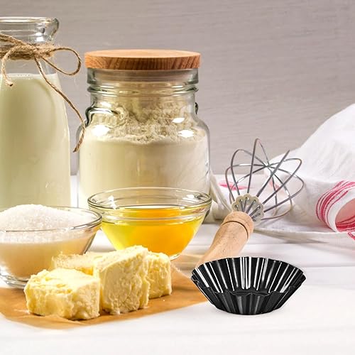 Miniatura 4 de 12 piezas de plantillas para tartas Ensaymada, moldes para tarta de huevo filipino, moldes para tarta de huevo, moldes para reposteria, conchas de