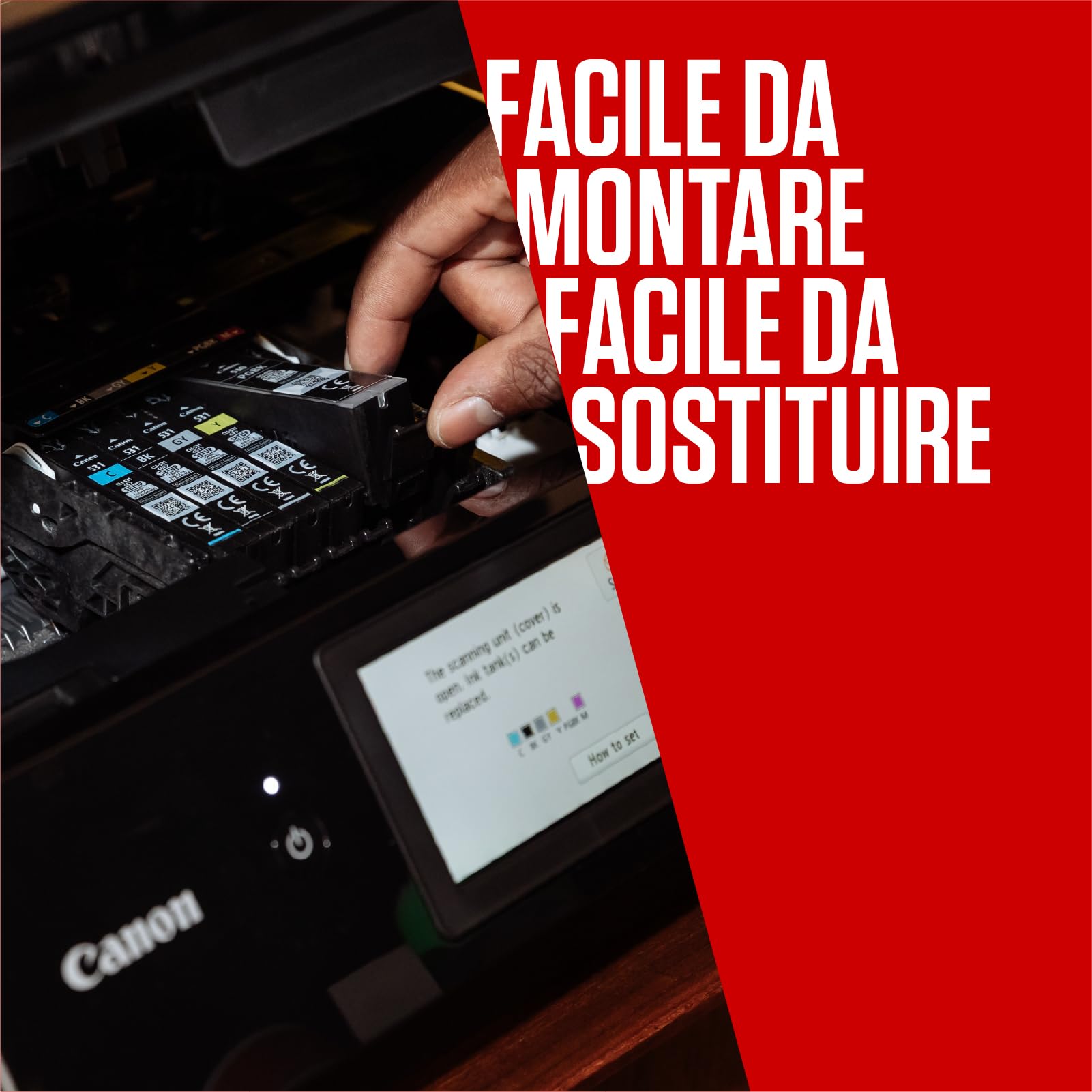 Canon Cartuccia 3 Cartucce per Stampante Originali ad Alta Capacità PG-575XL/CL-576XL (2 x Nero, 1 x Colori)