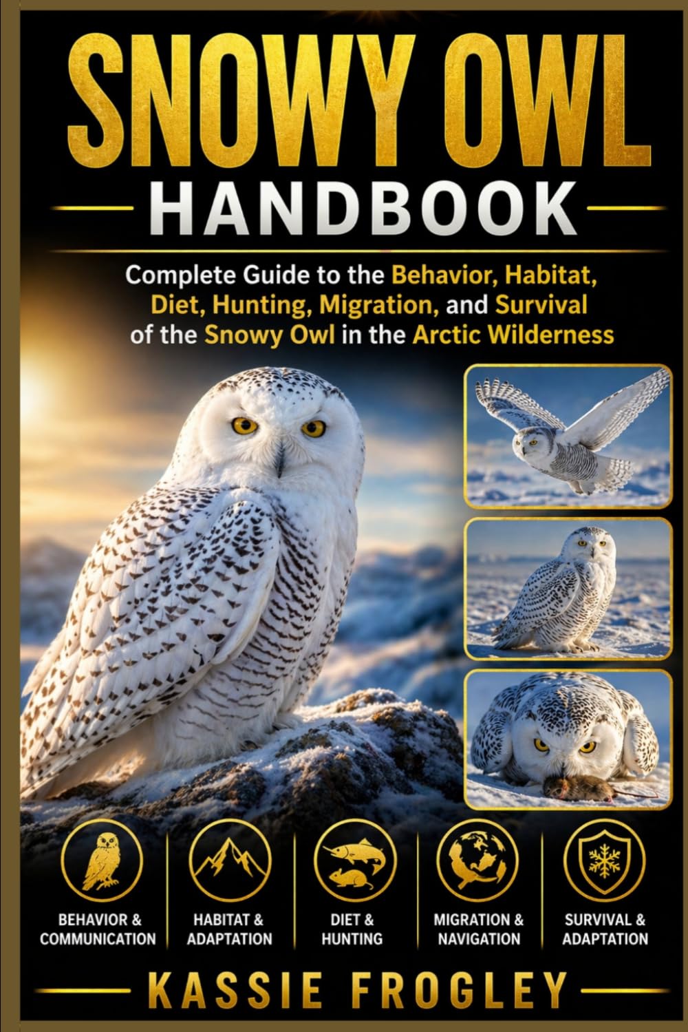 SNOWY OWL HANDBOOK: Complete Guide to the Behavior, Habitat, Diet, Hunting, Migration, and Survival of the Snowy Owl in the Arctic Wilderness