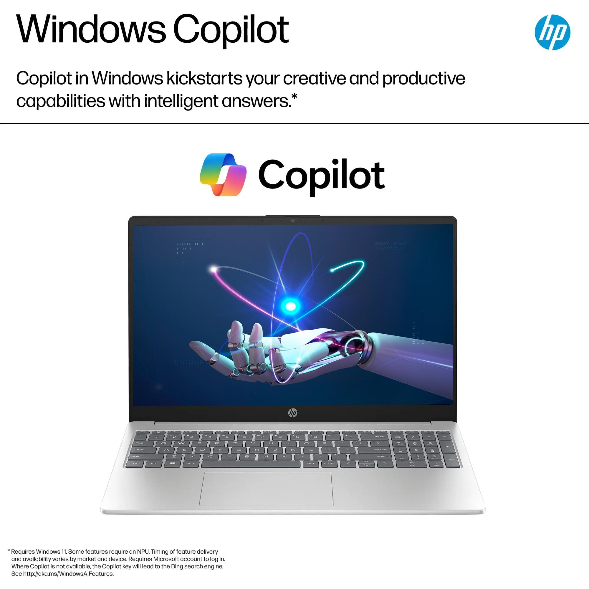 HP 15.6 Touchscreen Laptop with 12 Months Microsoft Office • 10