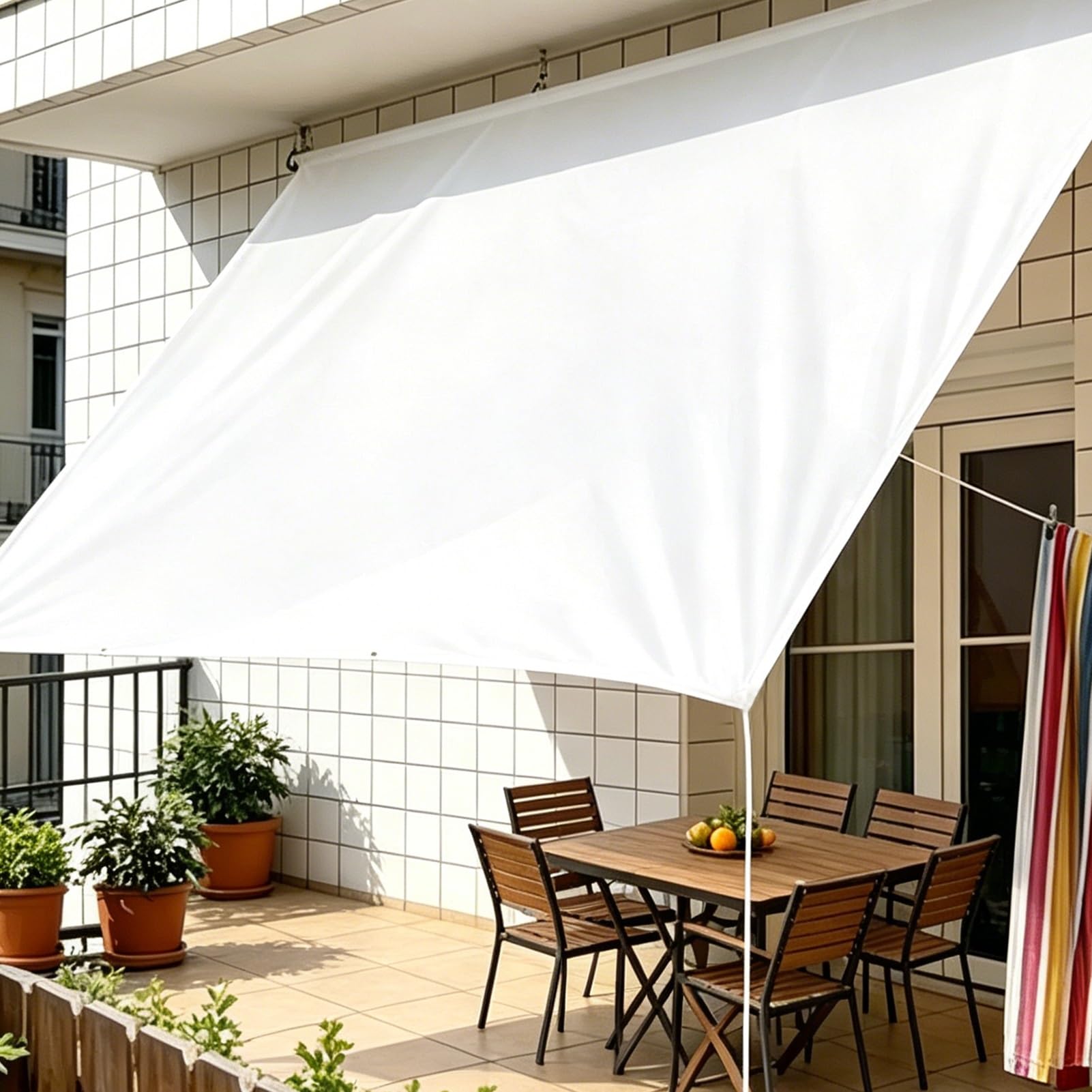 Waterproof Tarp Heavy Duty with Eyelets, 1x1.5m 1.2x1.5m 1.8x2.4m 2x3m 3x4m 6x8m Tarpaulin for Truck Balcony Outdoor Furniture Camping Tent Ground Sheet(3x5m(9.8ftx16.4ft))