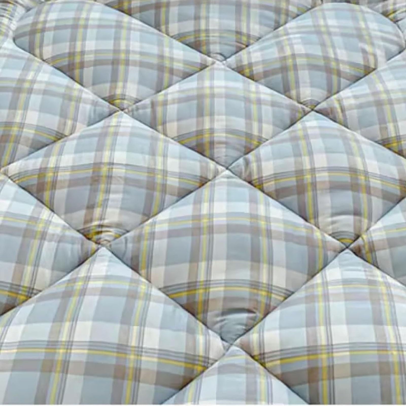 Japoński materac futon, składane miękkie łóżko na kemping, do domu i akademika, tradycyjny futon rozwiązanie do spania (szaro-brązowy, 90 x 200 cm)