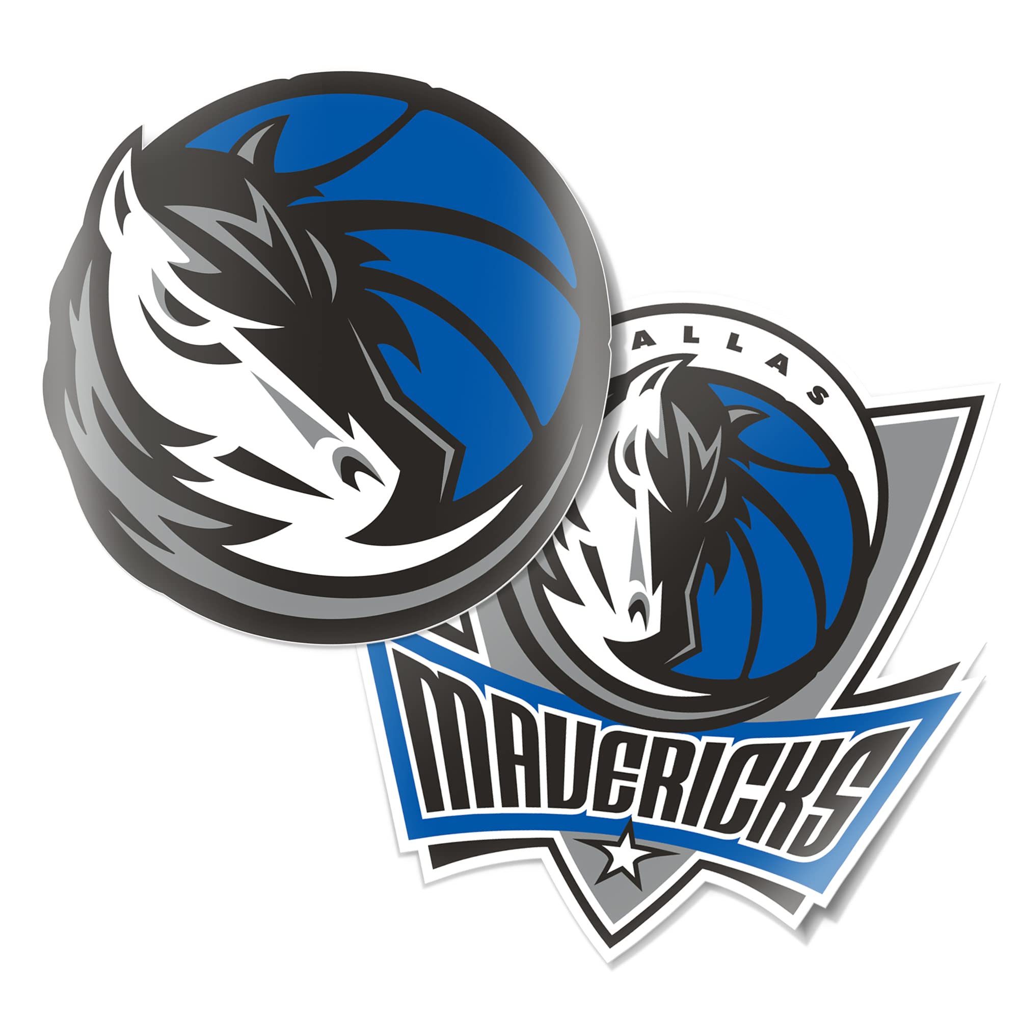 Desert Cactus Dallas Mavericks Sticker NBA Officially Licensed Vinyl Decal Laptop Water Bottle Car Scrapbook (4 Inch)