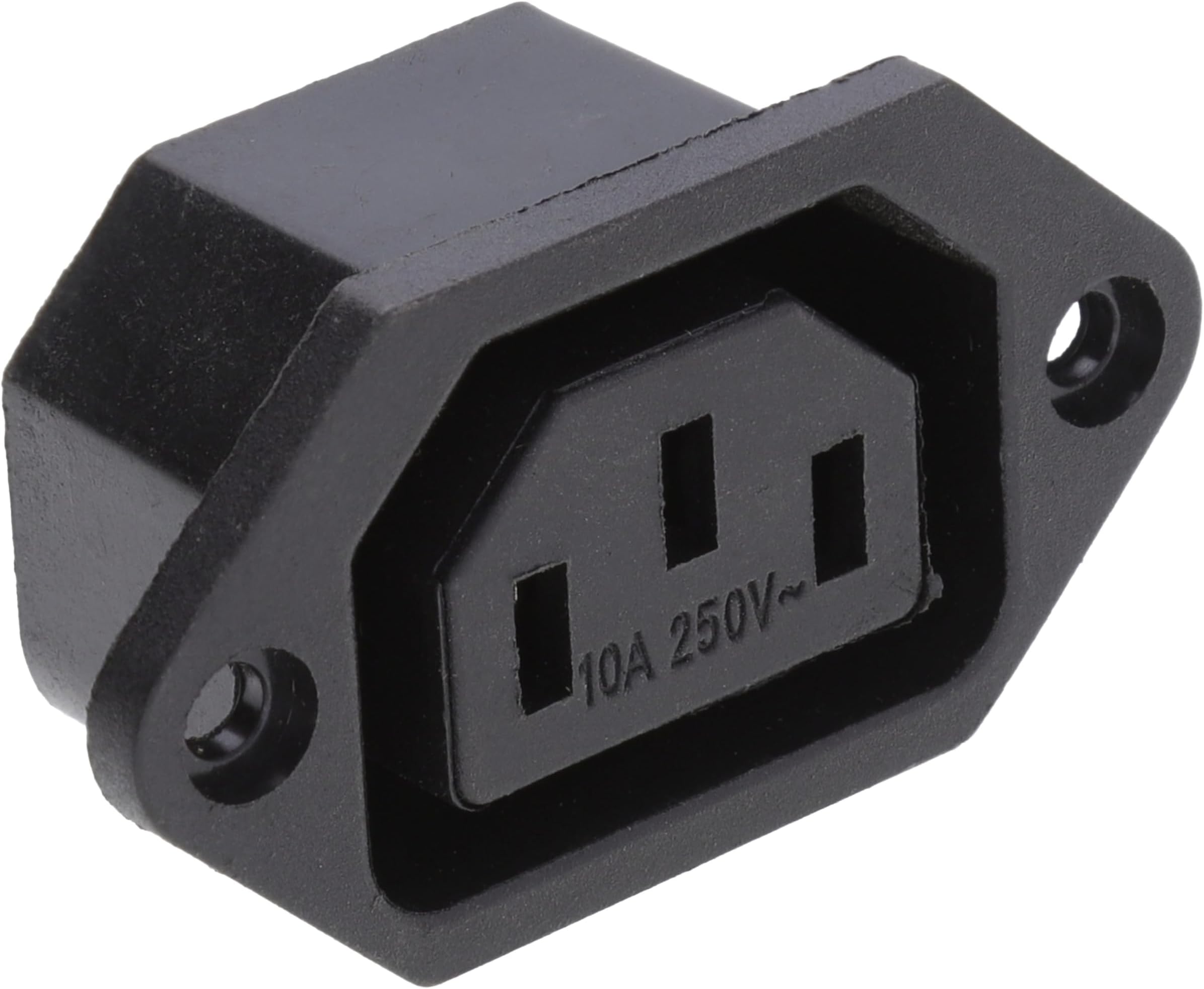kenable IEC C13 10A 250V Chassis Panel Mount Socket Solder Termination Adapter